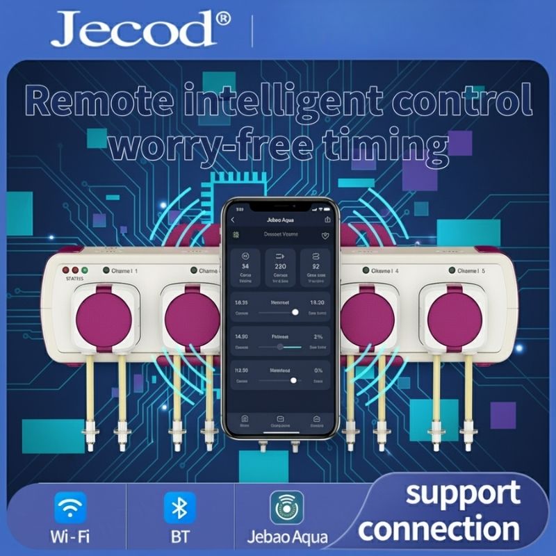 Reef Aquarium - Intelligente Dosierpumpe mit WLAN- und Bluetooth-App-Steuerung,