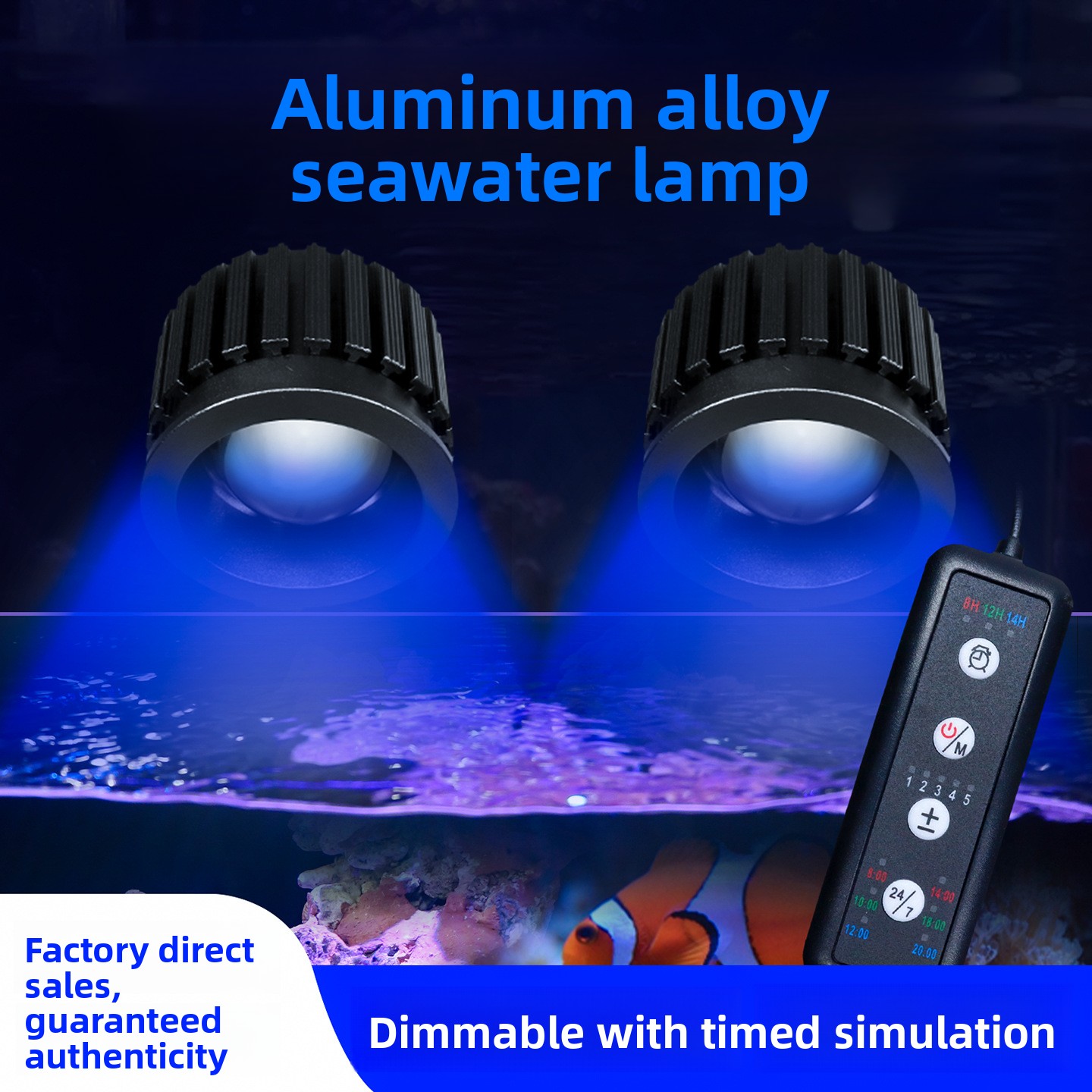 Reef Lighting - Intelligente Spektrallampe für die Tiefsee mit
