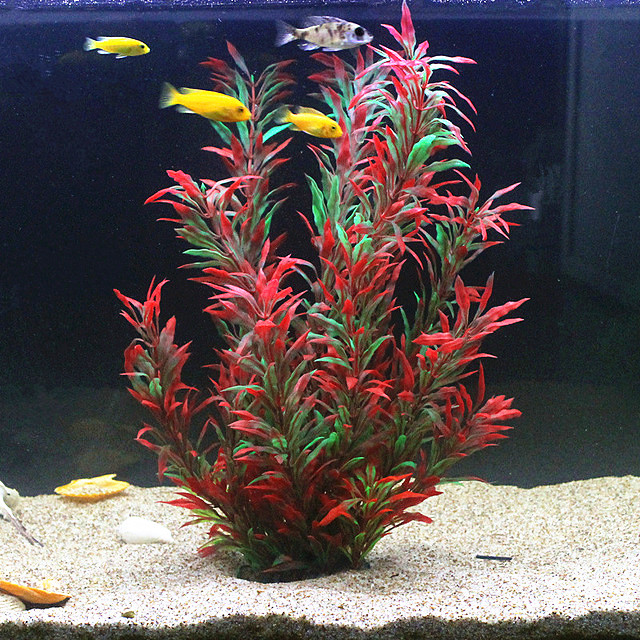 Marine Fish Tank - 50CM Künstliche Aquarium Seltene Pflanzen Aquarium