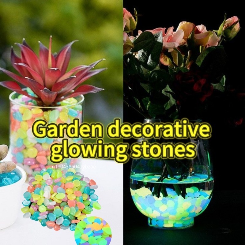 Marine Fish Tank - 100-1000PCS Leuchtenden Stein Garten Aquarium Landschaft