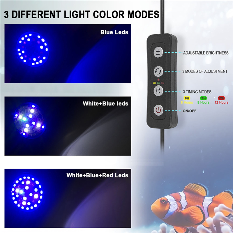 30 W Aquarium Aquarium Meer Wa – Reef Lighting Bewertung und Preis