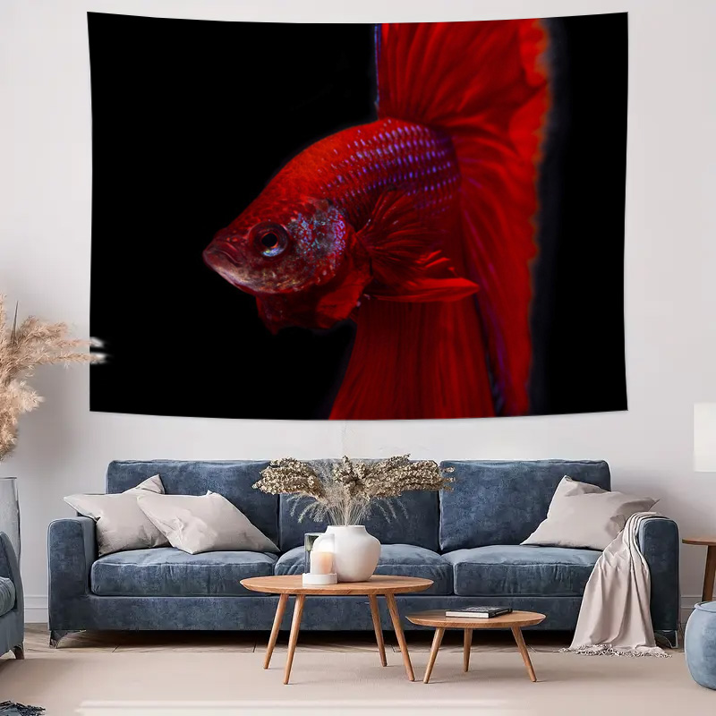 Lebendiger roter Betta-Fisch W – Ocean Aquarium Bewertung und Preis